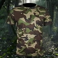 thumbnail image 3 of Mens Army Military Training Outdoor Camp Running Short Sleeve Tee T-Shirt, 3 of 4
