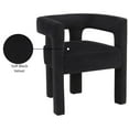 thumbnail image 2 of Meridian Furniture Athena Black Velvet Dining Chair, 2 of 6