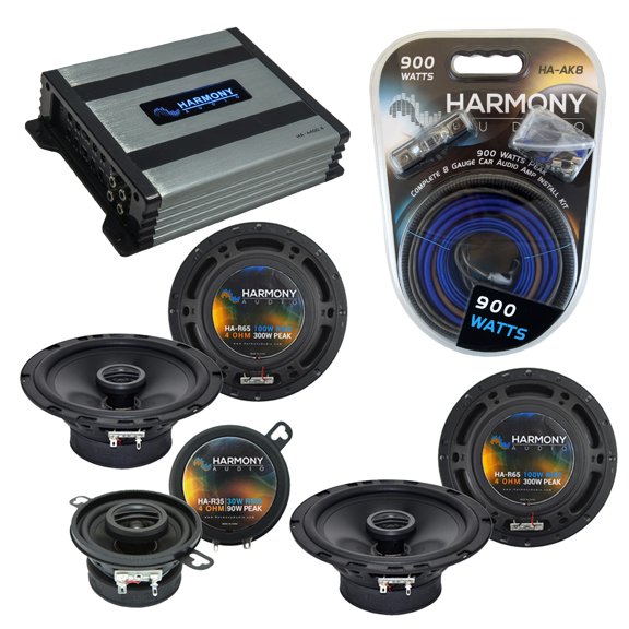 Lexus RX330 04-06 OEM Speaker Replacement Harmony (2) R65 R35 & HA-A400.4 Amp