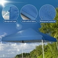 thumbnail image 6 of SAZYY Pop Up Canopy Tent, Outdoor Foldable Easy Up Party Tent w/Slant Legs, Event Portable Gazebo for Camping, Anniversary, Parties Blue 8x8ft, 6 of 9