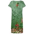 thumbnail image 5 of Pisexur Robe à Manches Courtes Col en V Robe d'Été Décontractée Imprimée pour Femmes, 5 of 5