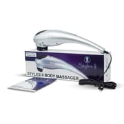 Styles II Handheld Percussion Body Massager with Pulsation Mode – Relaxes Muscles, Relief Knots, Pain, Stiffness & Fatigue In Neck, Waist, Shoulder, Feet, Back - Great For Home and Travel Use.