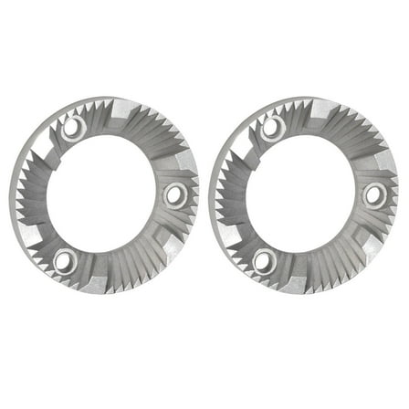 Pack of 2 Stainless Steel Coffee Grinder Burr Plate Efficient Grinding Tray 40MM Diameter for Most Coffee Machines