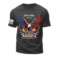 thumbnail image 5 of 250 Anniversary USA Shirt Mens Flag Tshirt 250th America Anniversary Tee 250 Years Patriotic Tops, 5 of 6