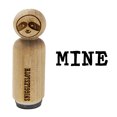 thumbnail image 1 of Mine Quirky Text Rubber Stamp for Scrapbooking Crafting Stamping - Mini 1/2 Inch, 1 of 7