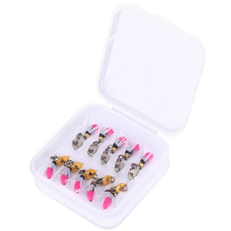Increase Catching Rate With 10Pcs Feather Fly Hooks And Sequin Decoy Bait 1 - Does Not Contain Composite Wood A