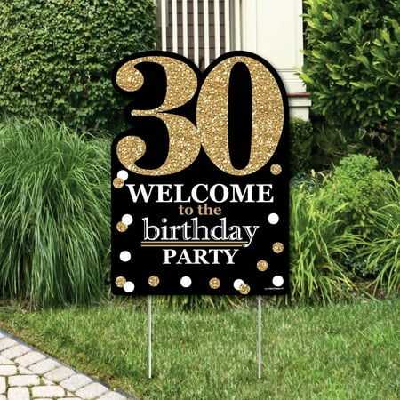 Adult 30th Birthday Gold Party Decorations Birthday Party