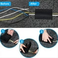 thumbnail image 4 of Cubierta para Cables de Alfombra, Agarre para Cables, Cubierta para Piso, Protector de Cables, Alfombras de Oficina Comercial, Paquete de 2, 4 of 5