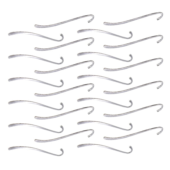 Billuyoard 24 unidades de 24 marcadores de gancho, marcapáginas de aleación de Zinc para hacer joyas, colgantes coleccionables, regalos artesanales Type3 NO3 Billuyoard HA010512-01