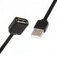 thumbnail image 2 of CY 13cm USB 2.0 Type-A Male to Type-A Male Female Data Flat Slim FPC Cable for FPV Disk Phone, 2 of 7