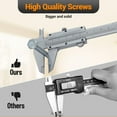thumbnail image 3 of Kojooin 3 x 8 ft Overhead Garage Storage Rack, Heavy Duty Ceiling Storage System with Adjustable Height for Tools and Seasonal Items, 3 of 8