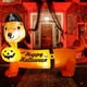 thumbnail image 4 of Goosh inflable para perro de Halloween, 1,5 m, con LED y calabaza, 4 of 6