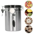 thumbnail image 2 of Ccdes Coffee Bean Container with Exhaust Valve Tea Leaf Storage Canister for Kitchen Use,Canister,Kitchen Accessory, 2 of 8