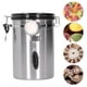 thumbnail image 1 of Accesorio Recipiente Para Granos De Café Con Válvula De Escape Recipiente Para Almacenamiento De Hojas De Té Para Uso En La Cocina Cuchara Plateada 1,8 L Lleno 750 G De Granos, 1 of 7