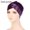 dark purple, variant on Head Scarf Stretch Hair Loss Muslim Turban Hat Beanie Hat Chemo Cap Hijab Cap DARK GREY