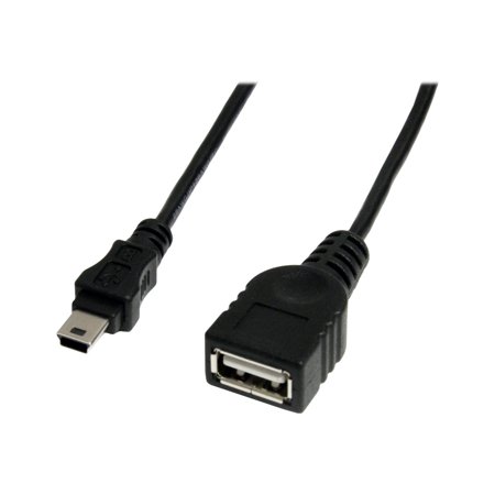 StarTech.com USBMUSBFM1 Black Mini USB 2.0 Cable - USB A to Mini B F/M price history on PriceWatchPro