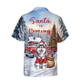 thumbnail image 2 of Santa is Coming Siberian Husky Merry Christmas Xmas Noel Truck Tree Hawaiian Shirt Breathable Summer Unisex Merch Husky Dog Lover Gifts - 02023, 2 of 6