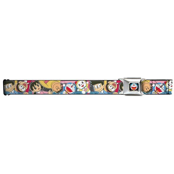 Seatbelt Belt - Doraemon - Adj 24-38" Mesh New sbb-doa-wdo002