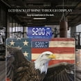 thumbnail image 3 of Bathroom Scale, Highly Accurate Digital Body Scale,Precisely Measures Weight up to 400 lbs-Bald Eagle Is Perched On Old Wooden Branch, 3 of 4