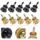 thumbnail image 1 of BESTYASH 10Ud Piezas Metálicas Para Fijar Correa De Guitarra Compatibles Con Bajo Ukelele Y Eléctrica, 1 of 6