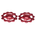 thumbnail image 2 of Roue de 2 Pièces, Roue de Traction de Dérailleur Jockey 1T pour Vélo de Route VTT - Rouge, 2 of 4