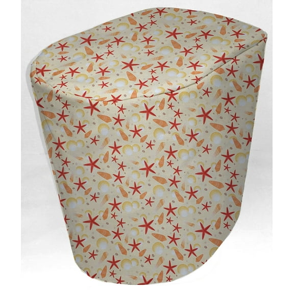 Beach Seaside Food Processor Cover by Penny's Needful Things (Small, Sandy Seashells)
