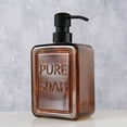 thumbnail image 6 of Amber Glass Soap Dispenser PURE SOAP 18 FL OZ, 6 of 7