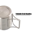 thumbnail image 5 of Tasse en Acier Inoxydable, avec Poignées Tasse à Thé Extérieure Tasse à Thé Tasse en Acier Inoxydable Café avec Poignées Tasse Qisuo Tasse Siuke Huiop, 5 of 5