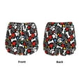 thumbnail image 3 of Rateoe Paw And Bones Printed 2 in 1 Women's Workout Shorts for Athletic Gym Running Shorts with Phone Pockets-XX-Large, 3 of 7