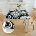 thumbnail image 2 of Acheng Steampunk Gears Square Tablecloth 100% Polyester Fiber 36*36, 2 of 8