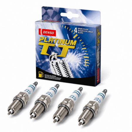 DENSO Pack of 4 Platinum TT Spark Plug 4504 Compatible With Toyota RAV4 2.4L L4 Camry Highlander 2009-2012 OEM