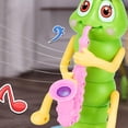 thumbnail image 3 of Niños Electric Caterpillar Dance Toy Niños Rocking Twister Colorful Light Music Universal Caterpillar Saxofón Juguetes Color Aleatorio Moyic  FN005925-00, 3 of 6
