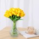 thumbnail image 4 of 15 tulipanes artificiales de seda de tacto real para decoración del hogar, Día de la Madre, primavera, boda, ramos, arreglos florales., 4 of 8