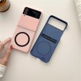 thumbnail image 3 of TECH CIRCLE Magnetic Phone Case for Samsung Galaxy Z Flip 4 Compatible for Magsafe, Military-Grade Shockproof Protective Case with Built-in Magnet Circle for Samsung Galaxy Z Flip 4 6.7" 2022, Pink, 3 of 8