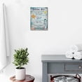 thumbnail image 4 of Beach Bathroom Decor Seashells Lighthouse Bathroom Decor Prints Canvas Art Funny Bathroom Sign Wall Decor Rustic Ocean Bathroom Rules Wall Decor Farmhouse Wall Art for Bathroom Framed 12x16inch, 4 of 6