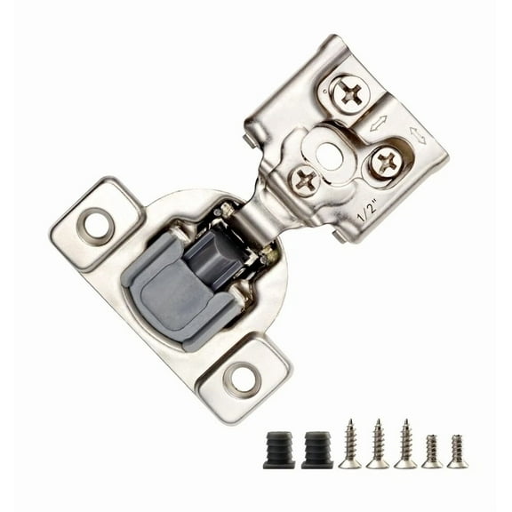 QUEST- 1/2" Overlay Soft Close Kitchen Cupboard Cabinet Hinge Face Frame 105°