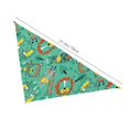 thumbnail image 3 of Naloa Funny Animals in Jungle Dog Bandanas 1PC Washable Triangle Dog Scarfs Premium Durable Fabric, for Small Medium Large Dogs and Cats, 3 of 6
