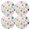 Yellow, variant on Ryvnso Easter Colorful Eggs Round Plate Mats Dining Table Placemat Set of 4 for Holiday Decoration