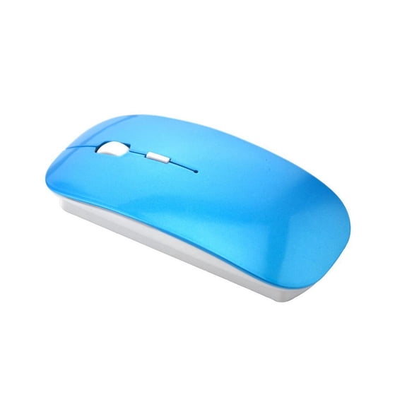 Hot thin small Wireless Mouse 2.4Ghz Mouse For gift 1200CPI/1800CPI for Windows98se/ WindowsME/ Windows2000/WindowsXP/ Windows2003/ Mac(Blue)