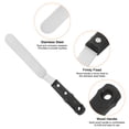 thumbnail image 4 of Uxcell 2 Pieces No.17 Painting Palette Knife Stainless Steel Round Spatula Paint Pallet Knife for Oil Acrylic, 4 of 6