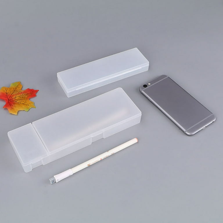 Stationary Natural series plastic transparent collection box / pencil case  (large)ASB92276 - Yamibuy.com