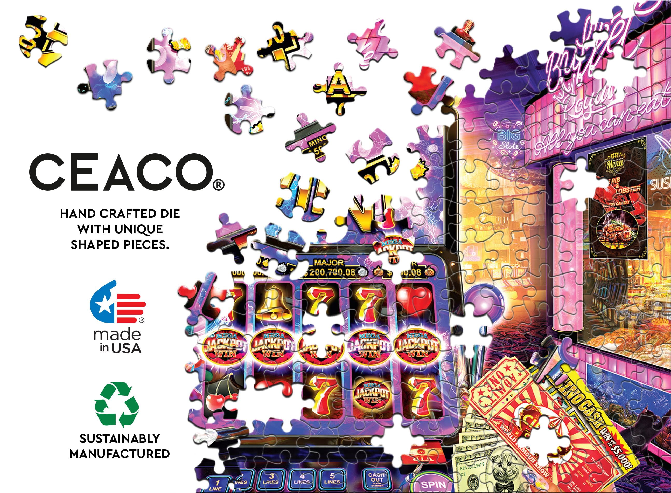 Ceaco 500 Piece Jackpot! (Jeff Haynie) Interlocking Jigsaw Puzzle