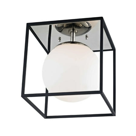 

Mitzi H141501s Aira 1 Light 9-1/2 Wide Semi-Flush Globe Ceiling Fixture Wi