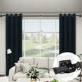 thumbnail image 2 of 8 Pack Curtain Rod Brackets No Drill Rod Clear Self Adhesive Rod Bracket,Black, 2 of 5