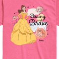 thumbnail image 2 of Disney - Belle Brainy And Brave - Toddler & Youth Short Sleeve Graphic T-Shirt, 2 of 4