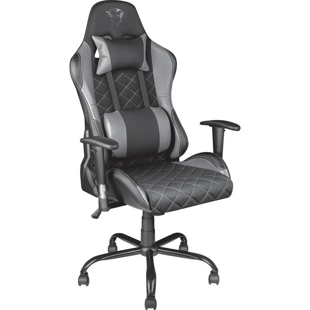 Trust Gxt 707g Resto Gaming Chair Grey Walmart Com Walmart Com