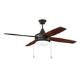 thumbnail image 2 of Craftmade Pha524 Phaze 4 52" 4 Blade Led Indoor Ceiling Fan - Brown, 2 of 5