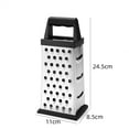 thumbnail image 2 of Inerposs Stainless Steel Mini Cheese Grater, Handheld Grater for Garlic, Nutmeg, Chocolate, Efficient Kitchen Tool for Grating Vegetables, Easy to Clean, Dishwasher Safe, 2 of 5