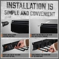 thumbnail image 5 of 64-Inch Heavy Duty Garage Organization Rack, 4 Packs Rails and 9 Adjustable Hooks, Tool Organizer Rack with Heavy Double Hooks Tracks Max Load 600LB, 5 of 7