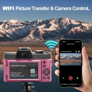 NBD 4K Digital Cameras for Photography,48 MP Autofocus Vlogging Camera with 52mm Wide Angle & Macro Lens